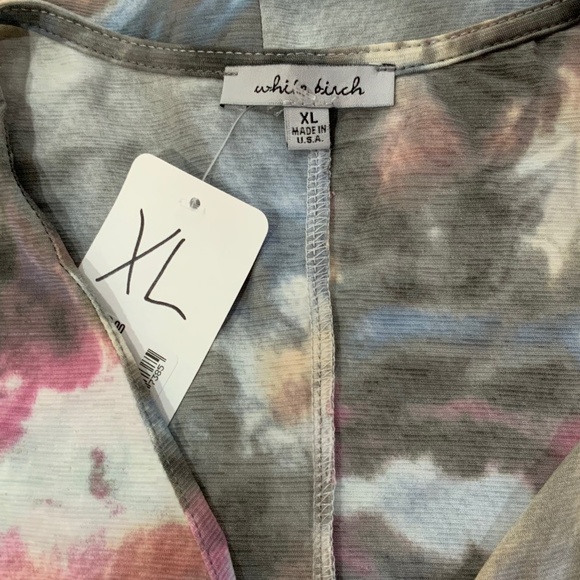 WHITE BIRCH TIE DYE TOP PLUS SIZE 3X NWT - Picture 5 of 5